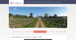 Desktop Screenshot of chateau-bois-brincon.com